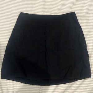 princess polly black mini skirt 🍒